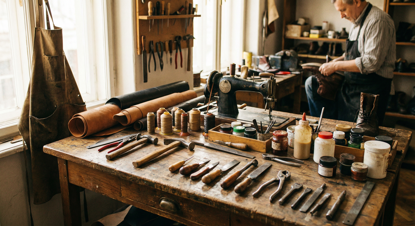 Outils de cordonnier professionnels